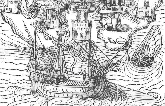 illustrazione prima edizione Utopia di Tommaso Moro